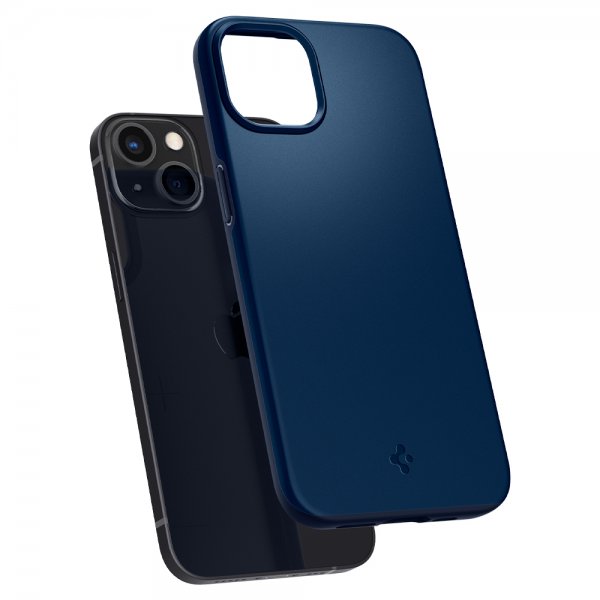 Spigen iPhone 13 Mini Skal Thin Fit Navy Blue