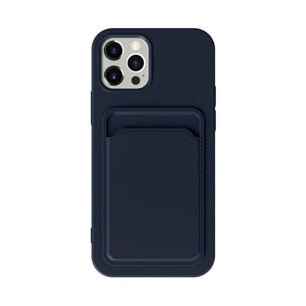 iPhone 13 Skal Korthållare Blå