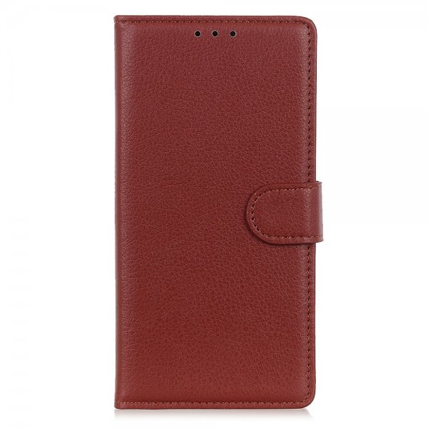 Nordic Covers iPhone 13 Pro Fodral Litchi Brun