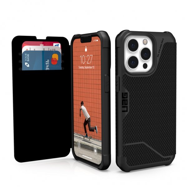 Urban Armor Gear (UAG) iPhone 13 Pro Fodral Metropolis Kevlar Svart