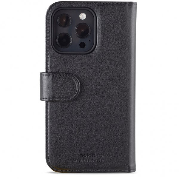 holdit iPhone 13 Pro Fodral Wallet Case Magnet Svart