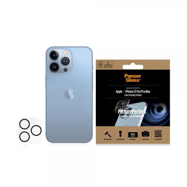 PanzerGlass iPhone 13 Pro/iPhone 13 Pro Max Kameraskydd PicturePerfect