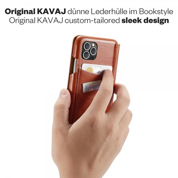 KAVAJ iPhone 13 Pro Max Fodral Dallas Brun