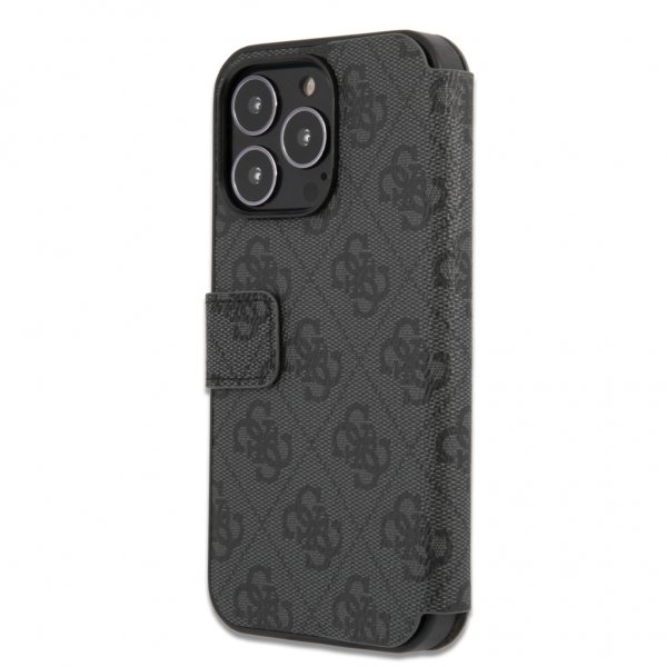 Guess iPhone 13 Pro Max Fodral Metal Logo Grå
