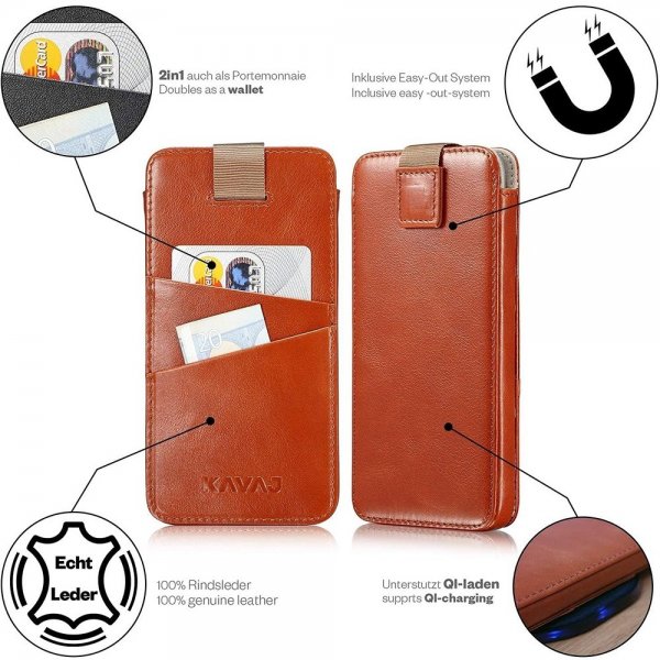 Kavaj iPhone 13 Pro Max Fodral Miami Brun