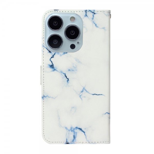 iPhone 13 Pro Max Fodral Motiv Vit Marmor