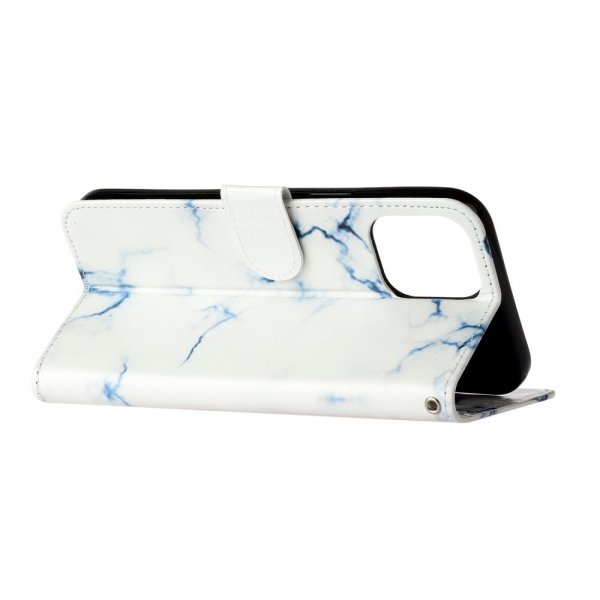 iPhone 13 Pro Max Fodral Motiv Vit Marmor