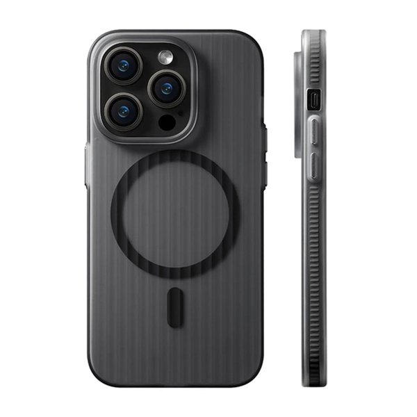 iPhone 13 Pro Max Skal Korrugerad MagSafe Svart