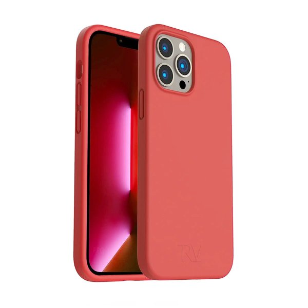Rvelon iPhone 13 Pro Max Skal Silikon Rosa