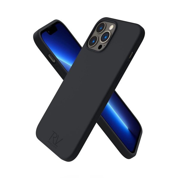 Rvelon iPhone 13 Pro Max Skal Silikon Svart