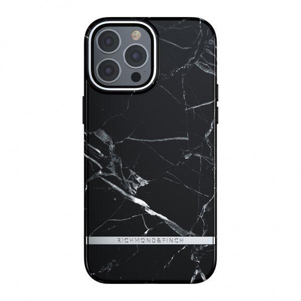 Richmond & Finch iPhone 13 Pro Max Skal Black Marble