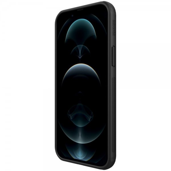 Nillkin iPhone 13 Pro Max Skal Frosted Shield Logo Cutout Svart