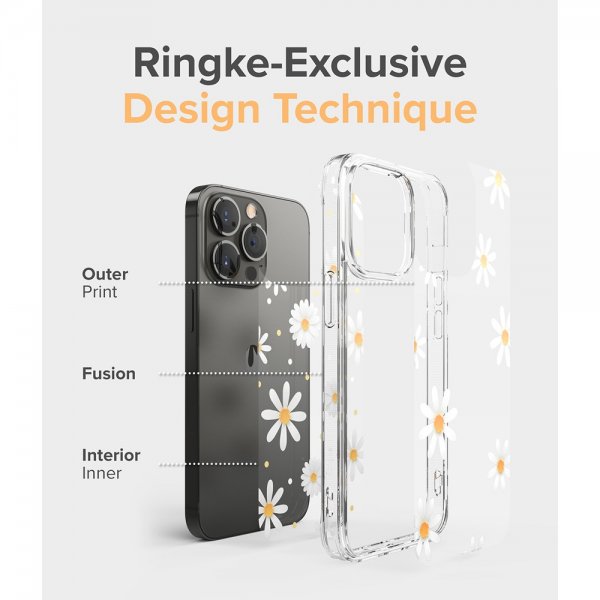 Ringke iPhone 13 Pro Max Skal Fusion Design Daisy