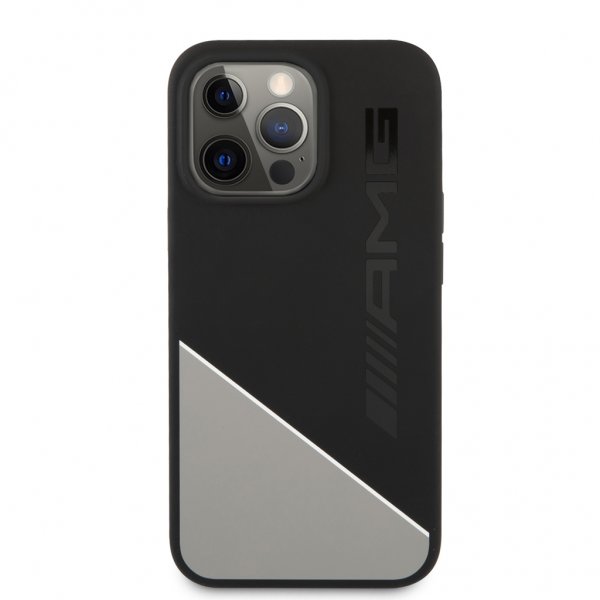 AMG iPhone 13 Pro Max Skal Liquid Silicone Two Tone Grå