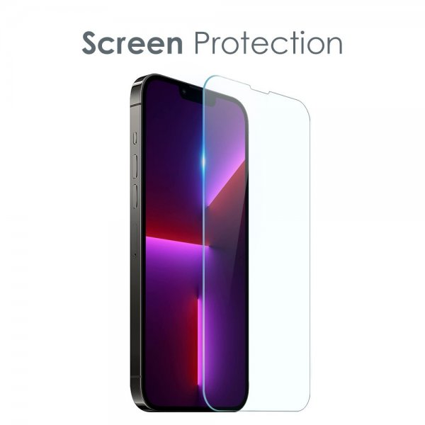 Northjo iPhone 13 Pro Max Skal med Skärmskydd och Kameraskydd 3-i-1