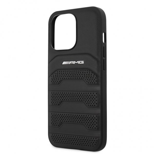 AMG iPhone 13 Pro Max Skal Perforerad Svart