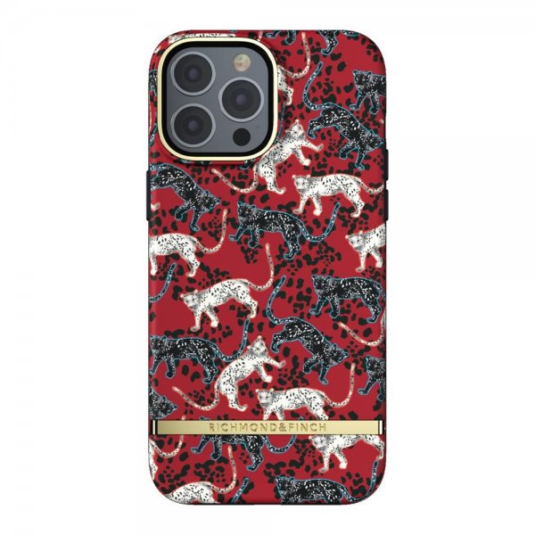 Richmond & Finch iPhone 13 Pro Max Skal Samba Red Leopard