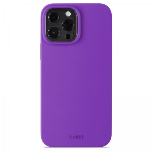 holdit iPhone 13 Pro Max Skal Silikon Bright Purple