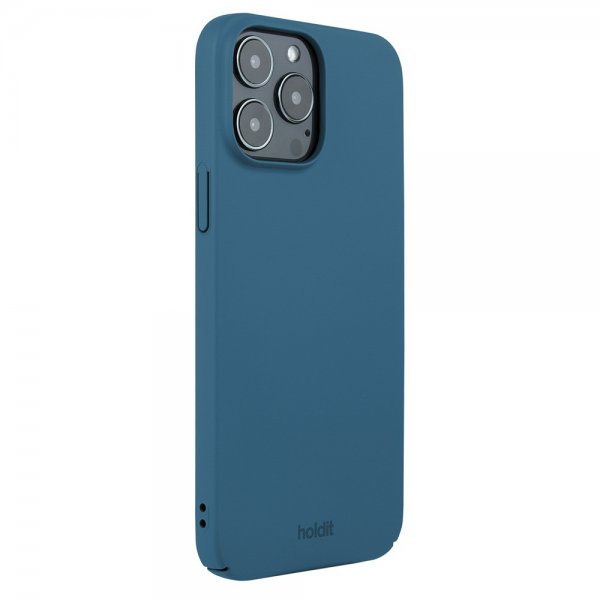 holdit iPhone 13 Pro Max Skal Slim Case Denim Blue