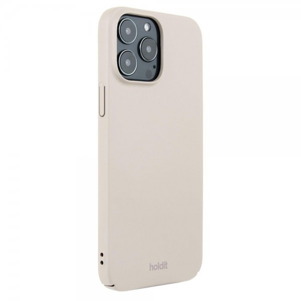 holdit iPhone 13 Pro Max Skal Slim Case Light Beige