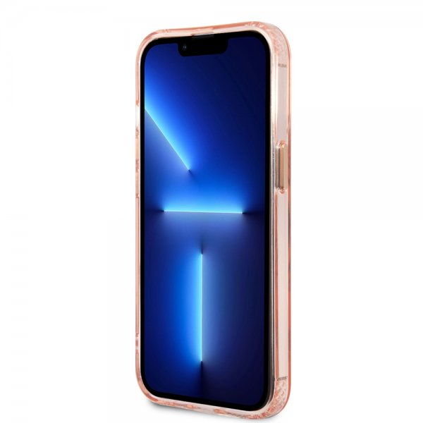 Guess iPhone 13 Pro Max Skal Translucent MagSafe Rosa