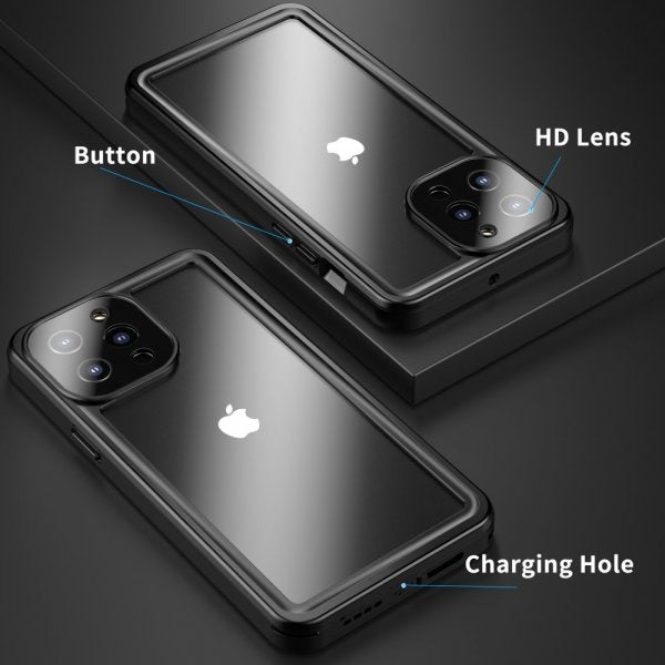 Redpepper iPhone 13 Pro Max Skal Vattentåligt IP68 Svart