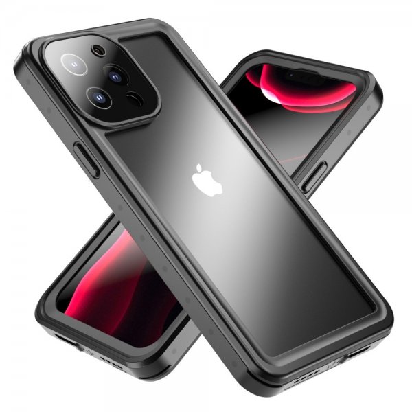 Redpepper iPhone 13 Pro Max Skal Vattentåligt IP68 Svart