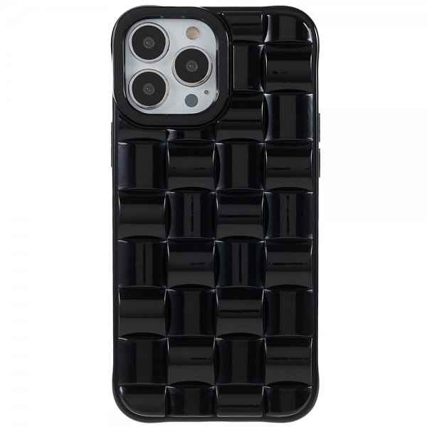 iPhone 13 Pro Skal 3D Mönster Svart
