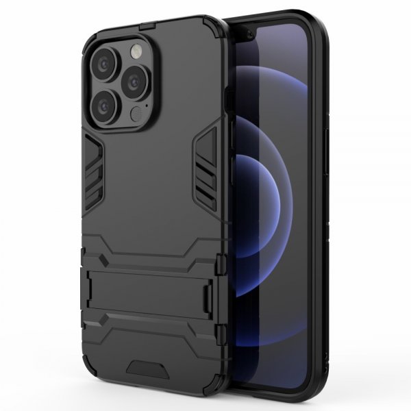 iPhone 13 Pro Skal Armor Stativfunktion Svart