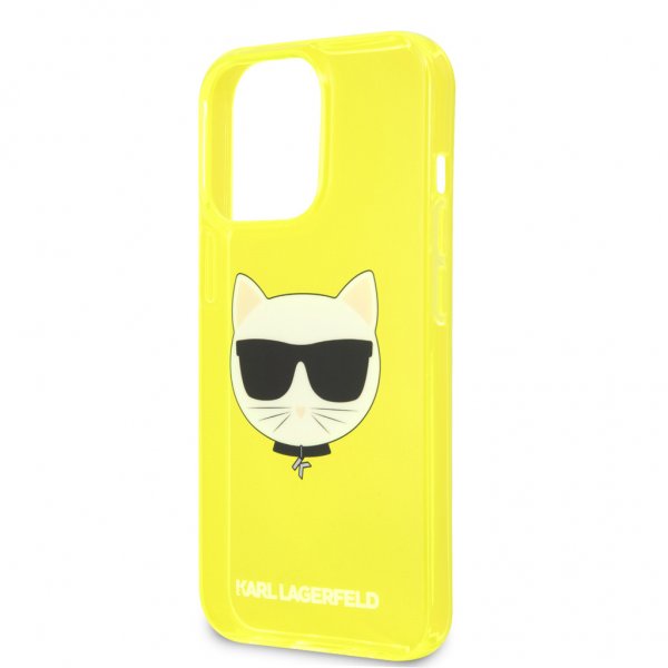 Karl Lagerfeld iPhone 13 Pro Skal Fluo Gul
