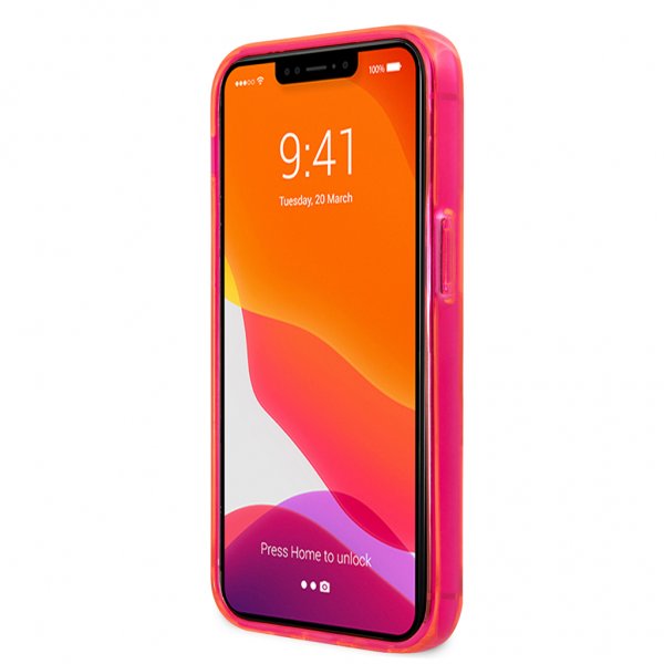 Karl Lagerfeld iPhone 13 Pro Skal Fluo Rosa