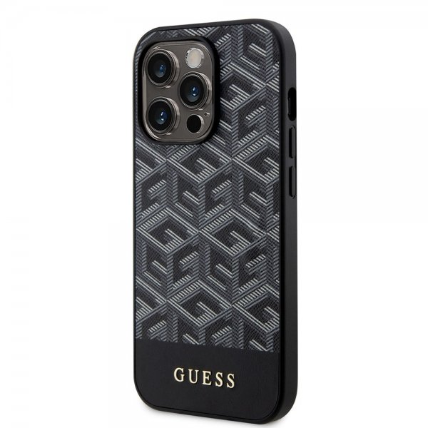 Guess iPhone 13 Pro Skal G Cube MagSafe Svart