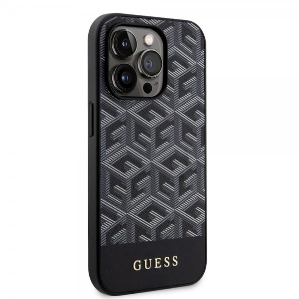 Guess iPhone 13 Pro Skal G Cube MagSafe Svart