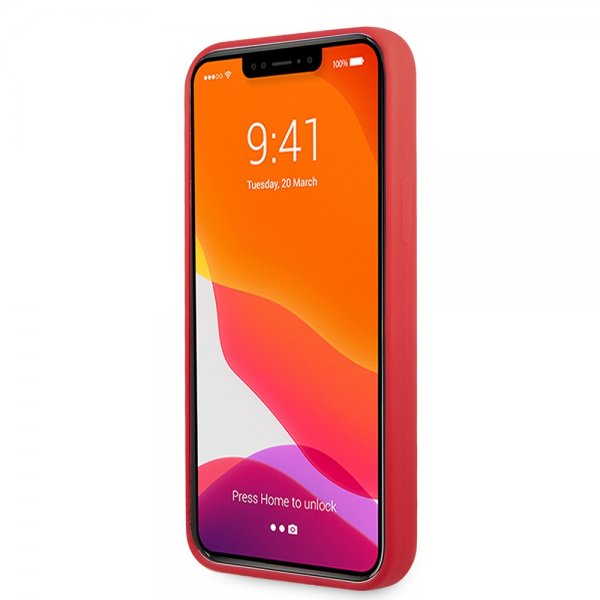 Lacoste iPhone 13 Pro Skal Liquid Silicone Glossy Logo Röd