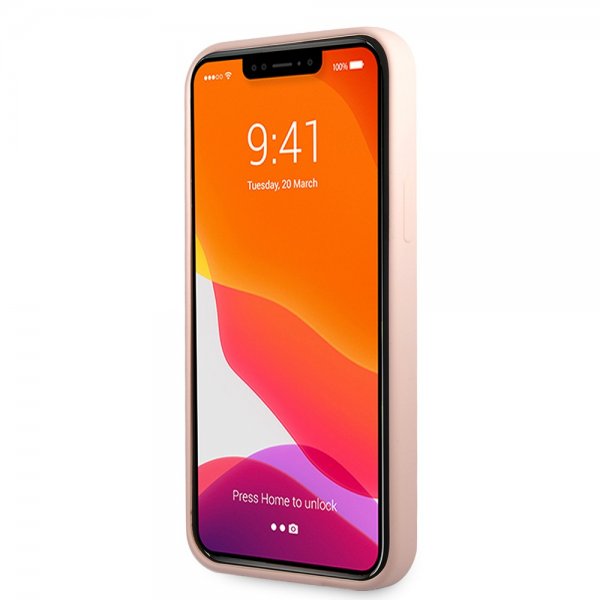 Lacoste iPhone 13 Pro Skal Liquid Silicone Glossy Logo Rosa