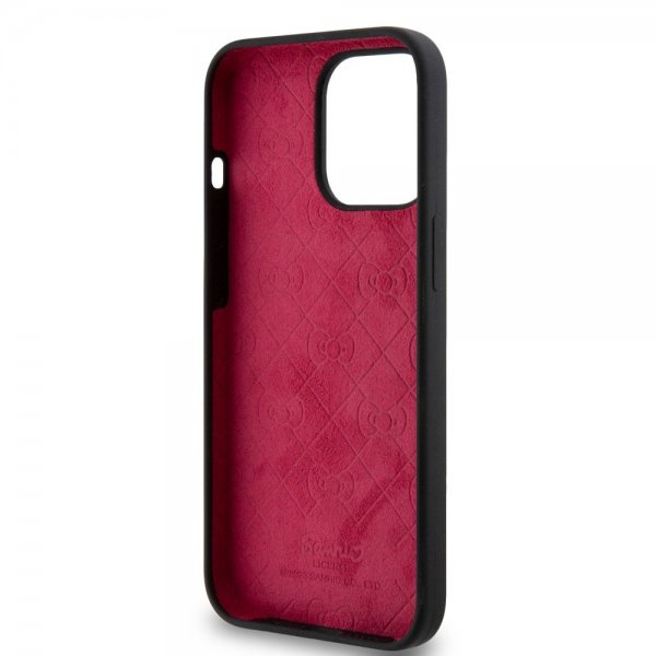 Hello Kitty iPhone 13 Pro Skal Liquid Silicone Svart
