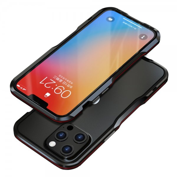 iPhone 13 Pro Skal Metal Bumper Röd