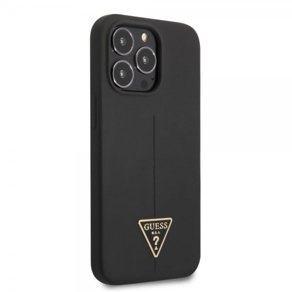 Guess iPhone 13 Pro Skal Metal Triangle Svart