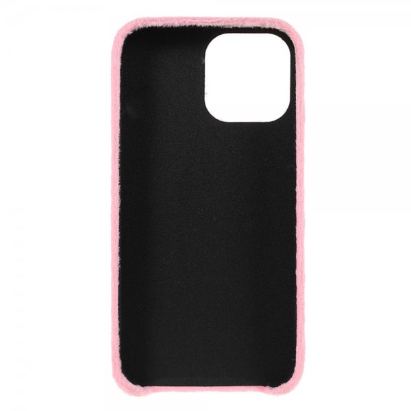 iPhone 13 Pro Skal Plysch Love-pärlor Rosa