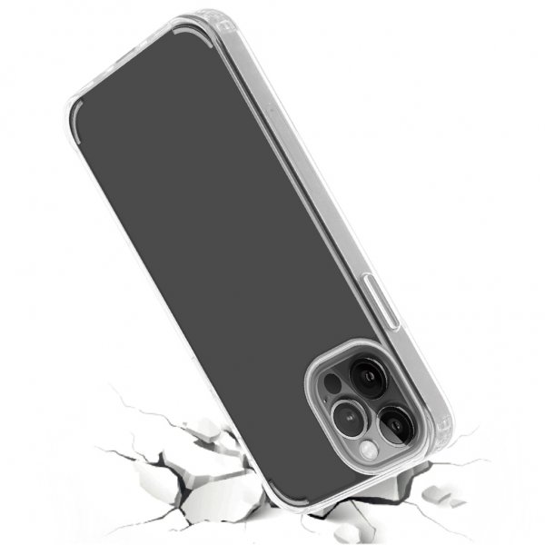 Vivanco iPhone 13 Pro Skal Safe & Steady Transparent
