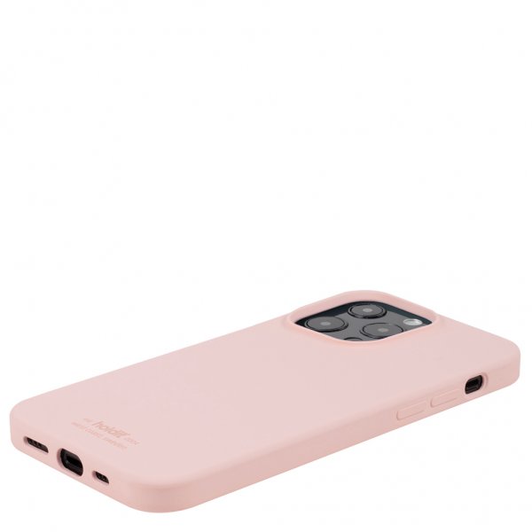 holdit iPhone 13 Pro Skal Silikon Blush Pink