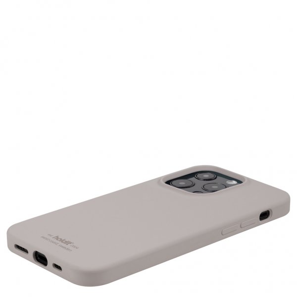 holdit iPhone 13 Pro Skal Silikon Taupe