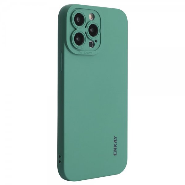 Enkay iPhone 13 Pro Skal Silicone Grön