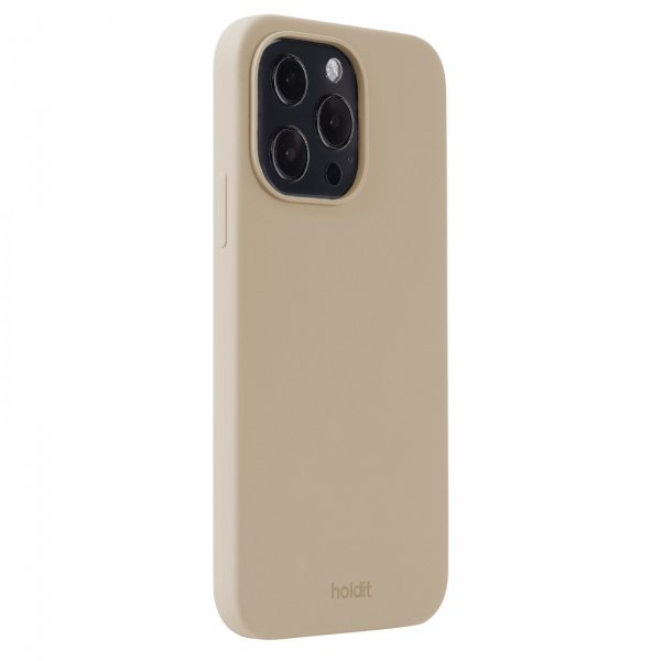holdit iPhone 13 Pro Skal Silikon Latte Beige
