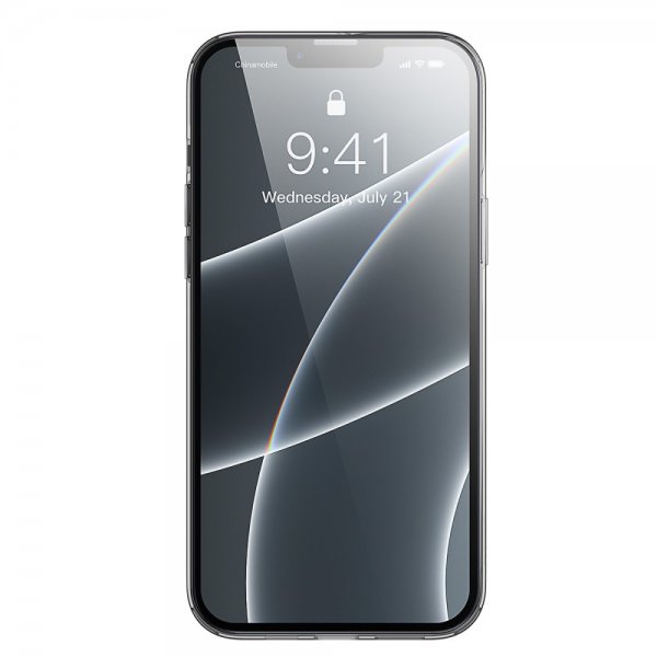 Baseus iPhone 13 Pro Skal Simple Series Transparent Svart