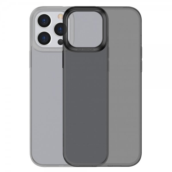 Baseus iPhone 13 Pro Skal Simple Series Transparent Svart