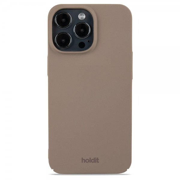 holdit iPhone 13 Pro Skal Slim Case Mocha Brown