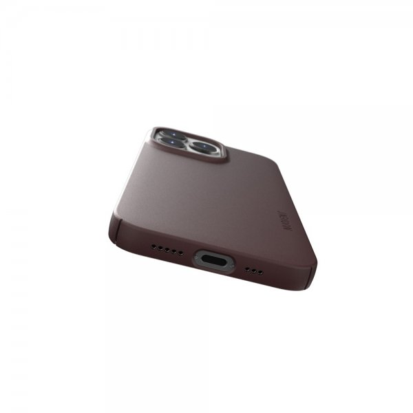 Nudient iPhone 13 Pro Skal Thin Case V3 MagSafe Sangria Red