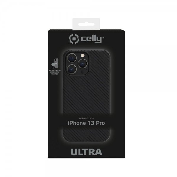 Celly iPhone 13 Pro Skal ULTRAMAG Svart