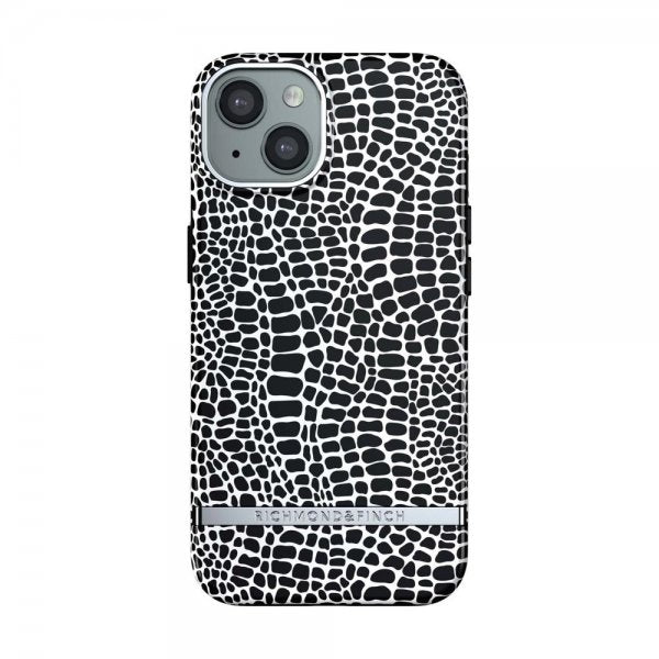 Richmond & Finch iPhone 13 Skal Black Croc